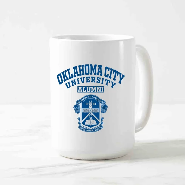 Oklahoma City University light OK LG Alumni Mug