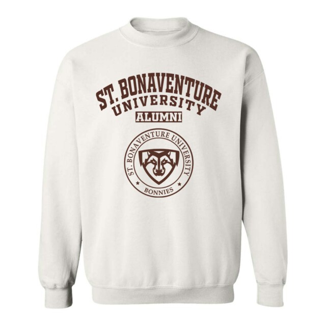 St. Bonaventure University Bonnies light NY LG Alumni Sweatshirt