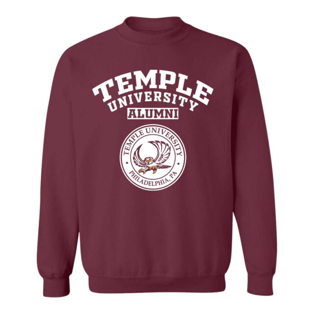 Temple University Owls PA LG Alumni Sweatshirt