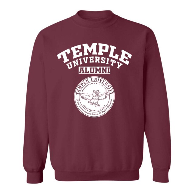 Temple University PA LG Alumni Sweatshirt