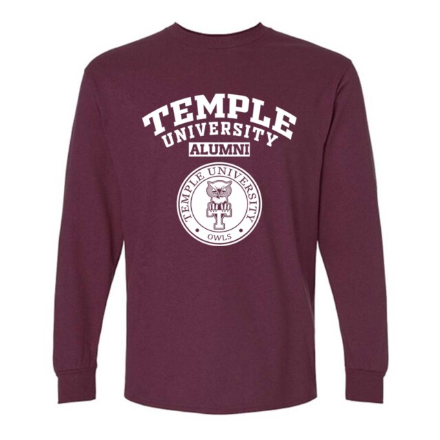 Temple University TU Owls PA LG Alumni Long Sleeve
