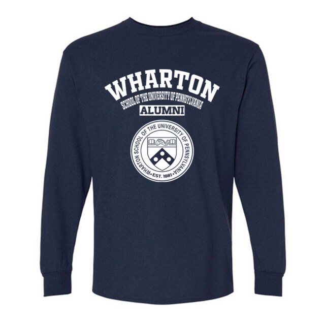 Wharton School of the University of Pennsylvania PA LG Alumni Long Sleeve
