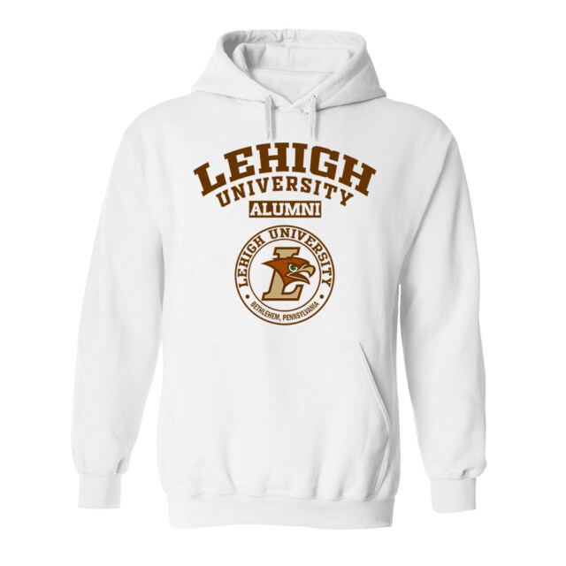 Lehigh University Hawks Light PA LG Alumni Hoodie