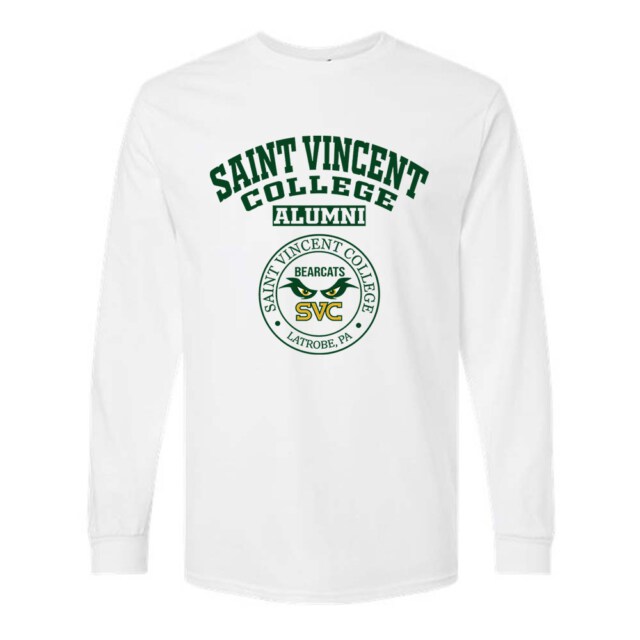 Saint Vincent College Bearcats Light PA LG Alumni Long Sleeve