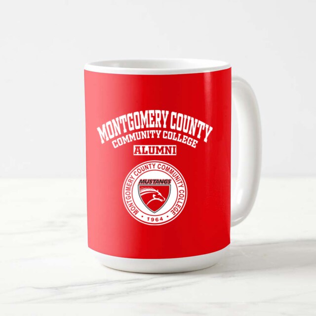 Montgomery County Community College Dark PA LG Alumni Mug