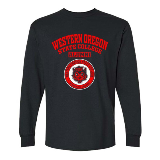 Western Oregon State College OR LG Alumni Long Sleeve