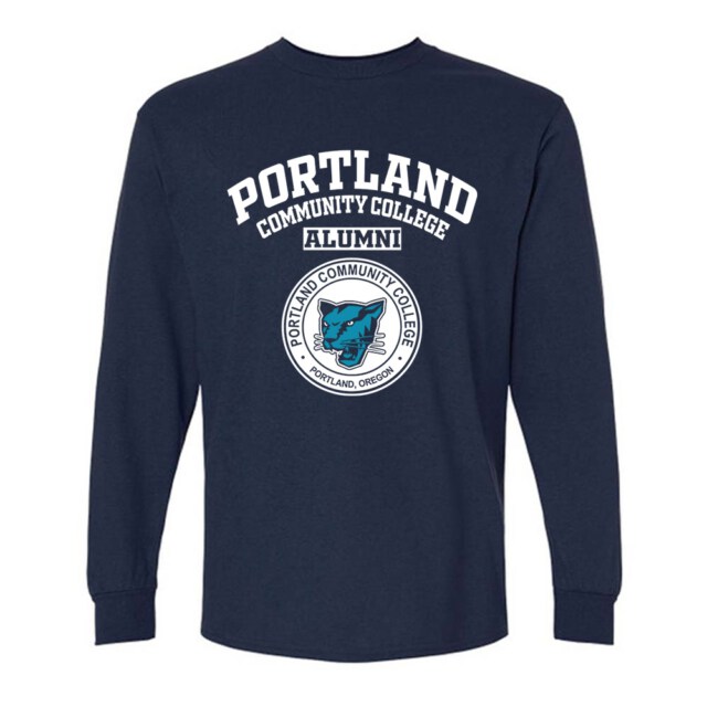 Portland Community College Panthers OR LG Alumni Long Sleeve