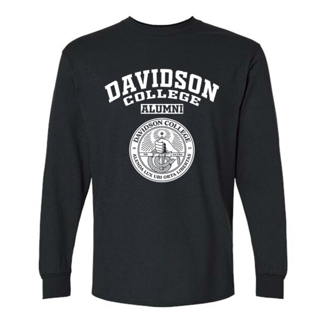 Davidson College Dark NC LG Alumni Long Sleeve