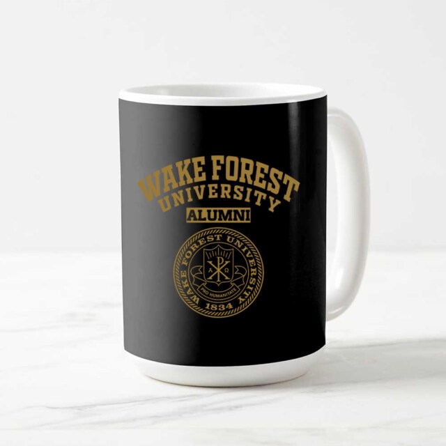 Wake Forest University Dark NC LG Alumni Mug