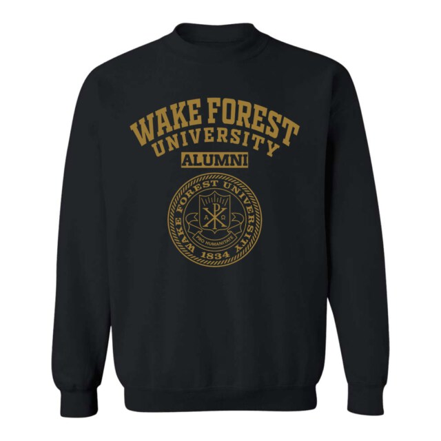 Wake Forest University Dark NC LG Alumni Sweatshirt