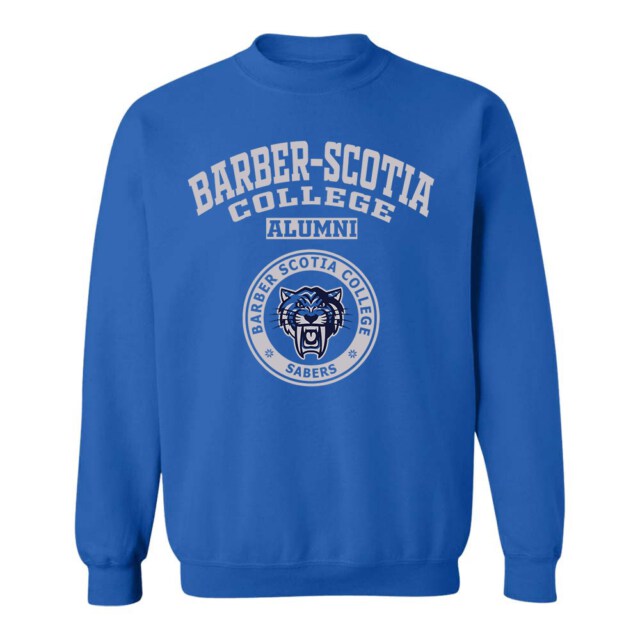 Barber Scotia College Sabers NC LG Alumni Sweatshirt