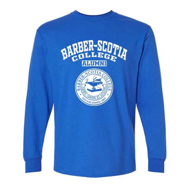 Barber Scotia College NC LG Alumni Long Sleeve
