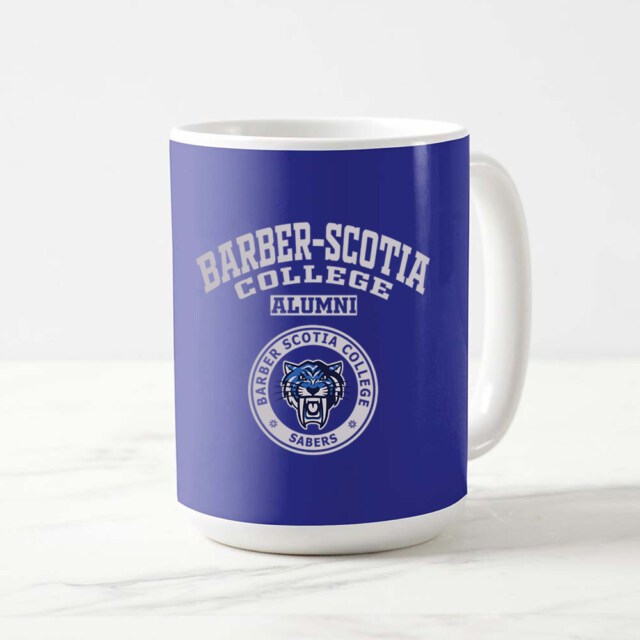 Barber Scotia College Sabers NC LG Alumni Mug