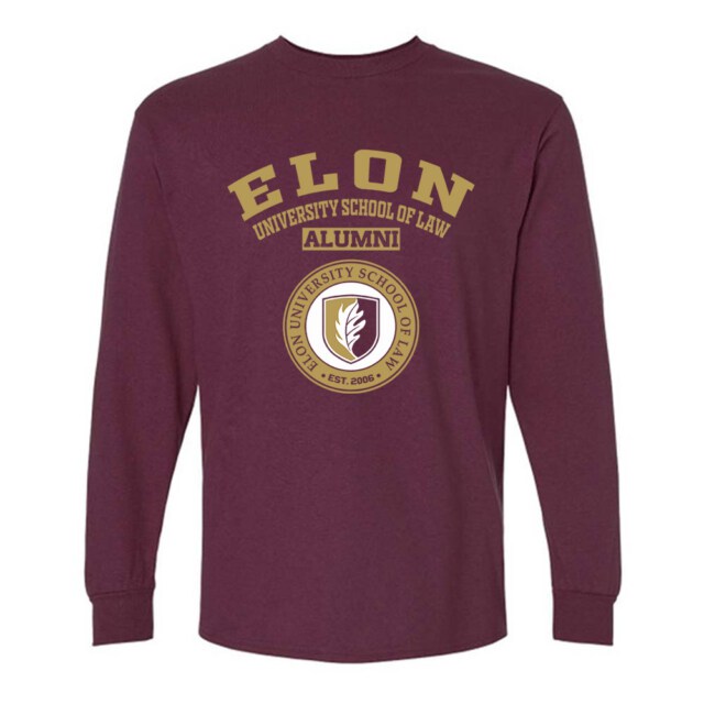 Elon University School of Law NC LG Alumni Long Sleeve