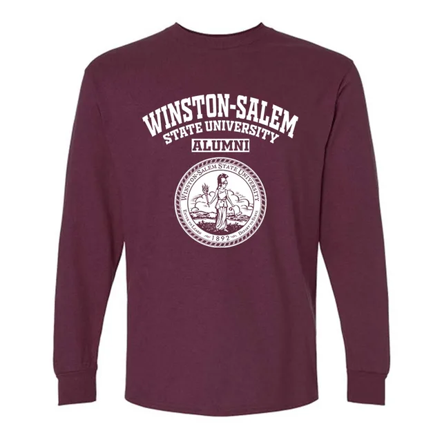 Winston Salem State University Dark NC LG Alumni Long Sleeve
