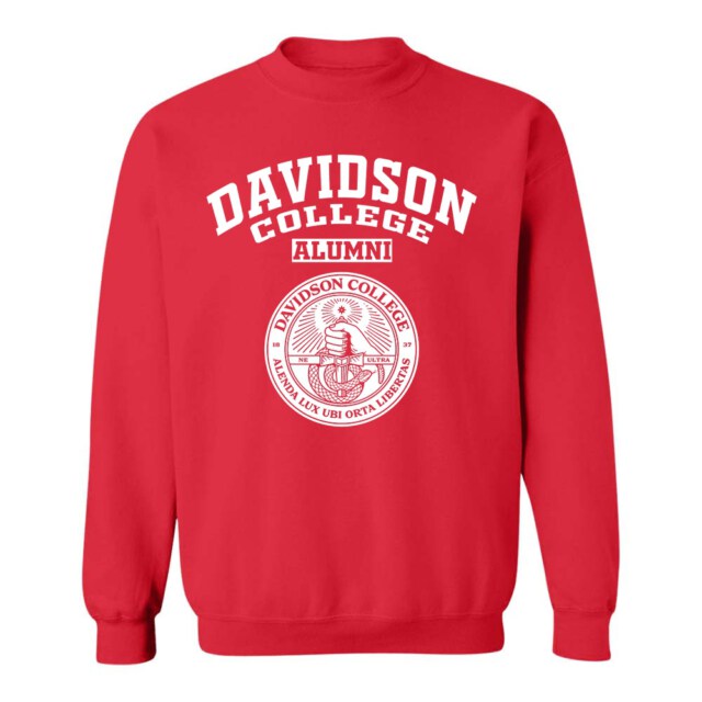 Davidson College Light NC LG Alumni Sweatshirt