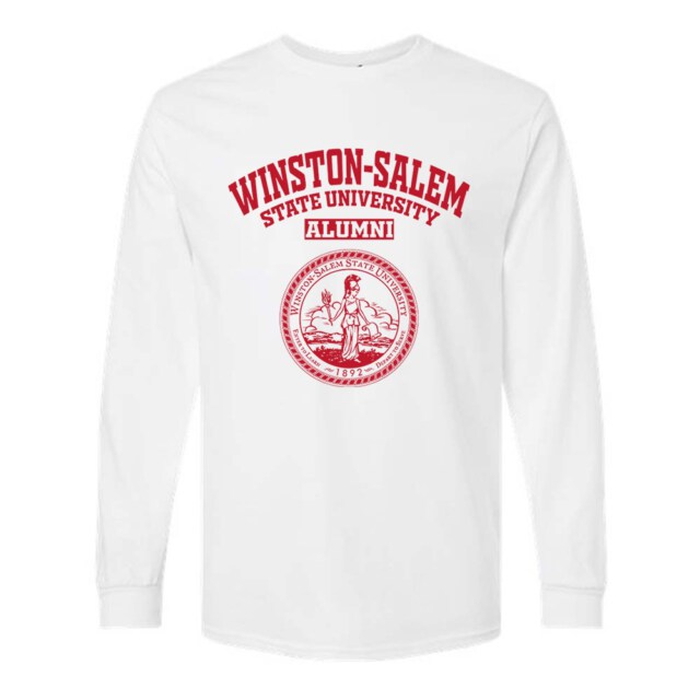 Winston Salem State University Light NC LG Alumni Long Sleeve