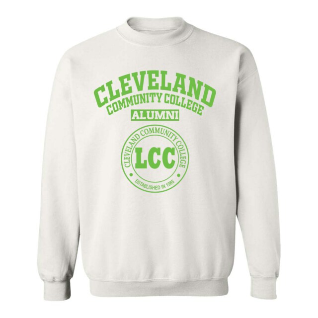 Cleveland Community College Light NC LG Alumni Sweatshirt