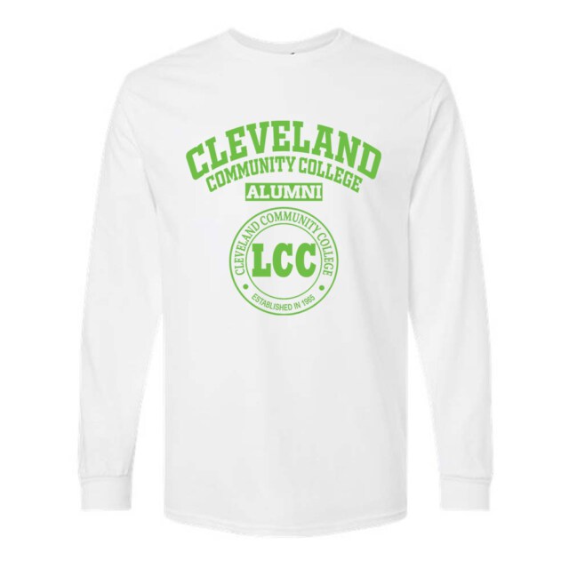 Cleveland Community College Light NC LG Alumni Long Sleeve