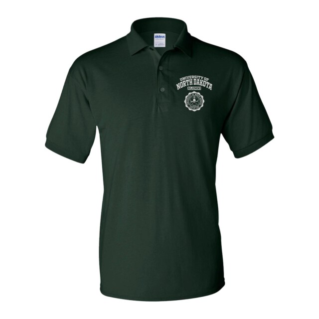 University of North Dakota seal ND LG Alumni Polo