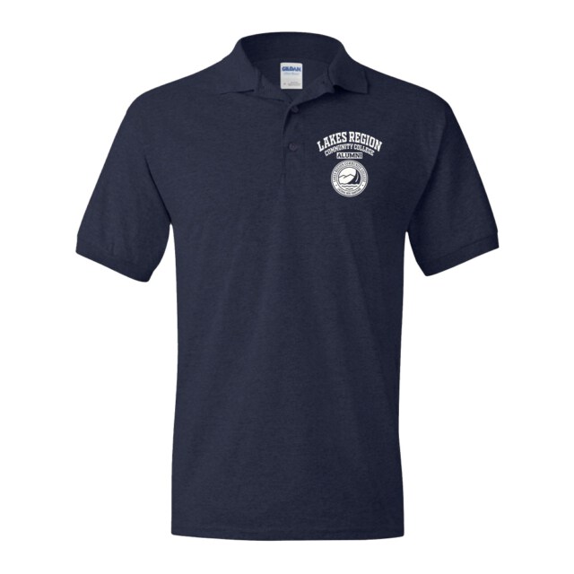 Lakes Region Community College Dark ND LG Alumni Polo
