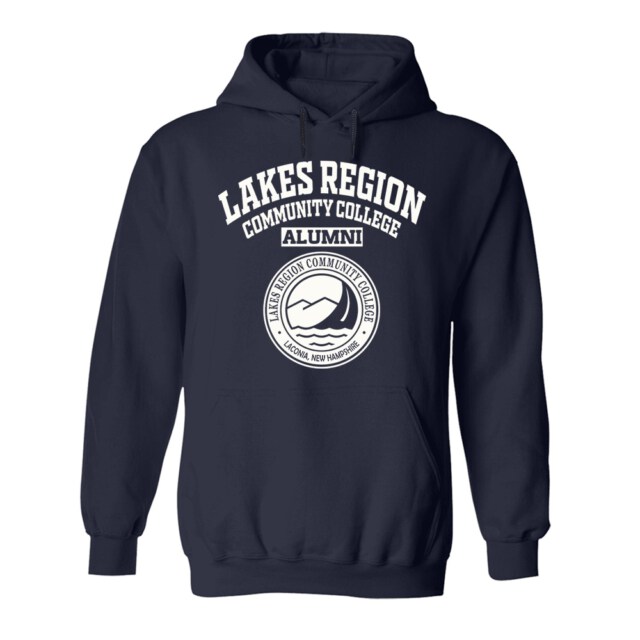 Lakes Region Community College Dark ND LG Alumni Hoodie