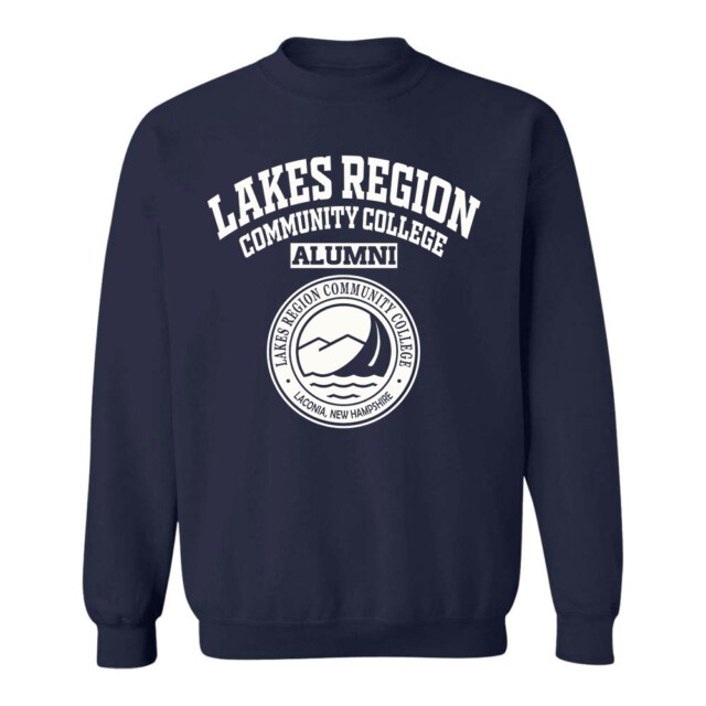 Lakes Region Community College Dark ND LG Alumni Sweatshirt