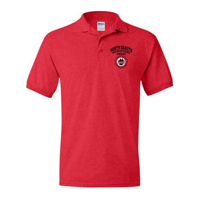 North Dakota State College of Science Dark ND LG Alumni Polo