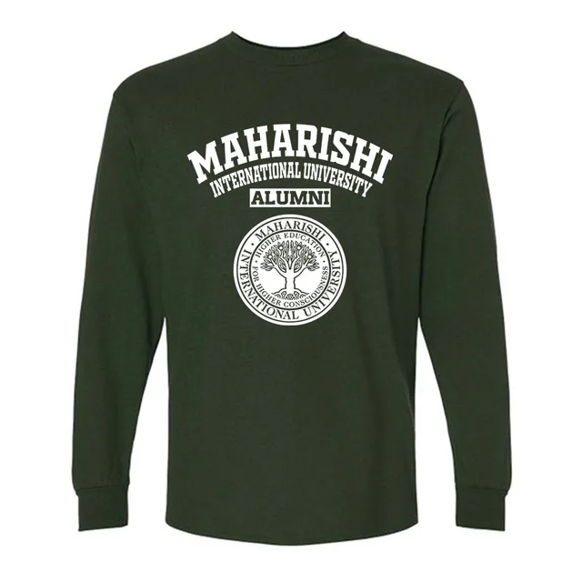 Maharishi International University seal IA LG Alumni Long Sleeve