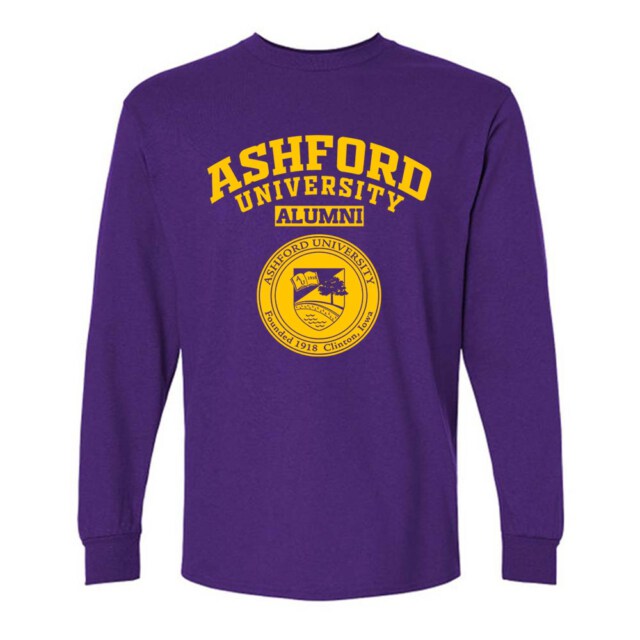 Ashford University seal IA LG Alumni Long Sleeve