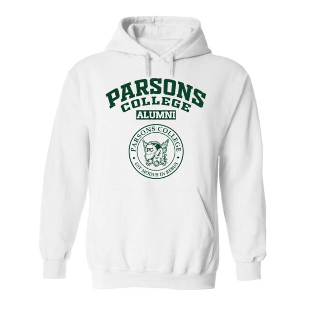 Parsons College Wildcats Light IA LG Alumni Hoodie