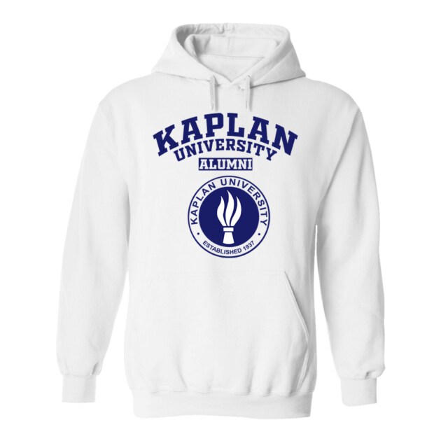 Kaplan University seal light IA LG Alumni Hoodie