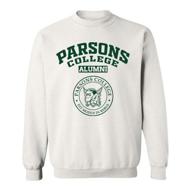 Parsons College Wildcats Light IA LG Alumni Sweatshirt