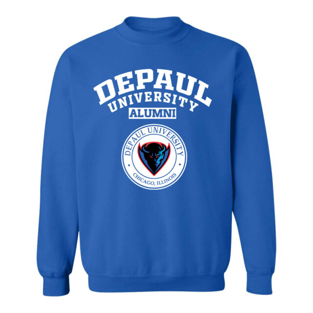 DePaul University Blue Demons IL LG Alumni Sweatshirt