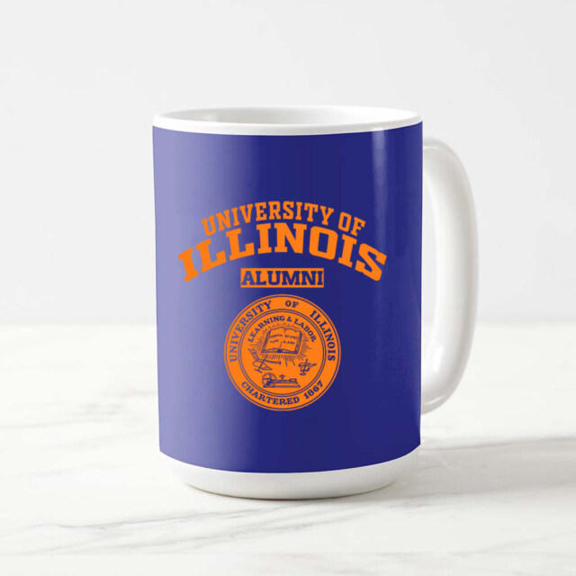 University of Illinois seal IL LG Alumni Mug