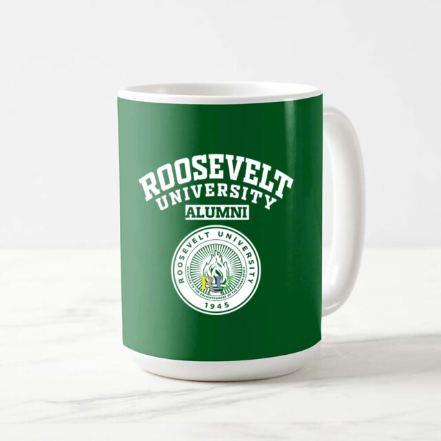Roosevelt University seal IL LG Alumni Mug