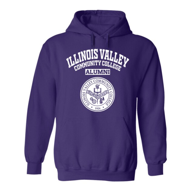 Illinois Valley Community College IL Seal-LG Alumni Hoodie