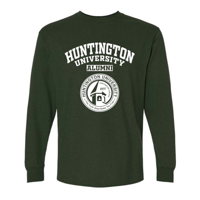 Huntington University seal IN LG Alumni Long Sleeve