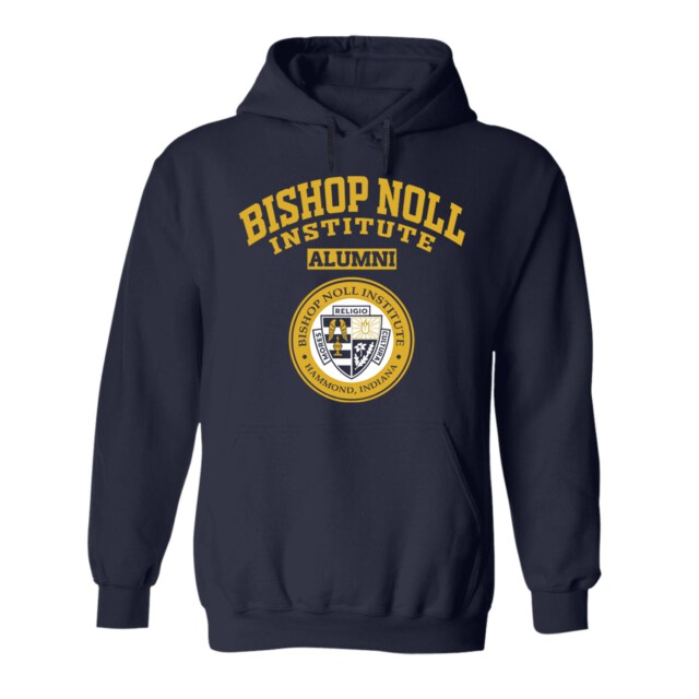 Bishop Noll Institute Seal IN LG Alumni Hoodie