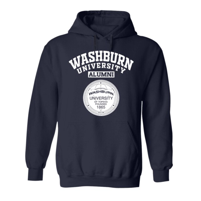 Washburn University seal KS LG Alumni Hoodie