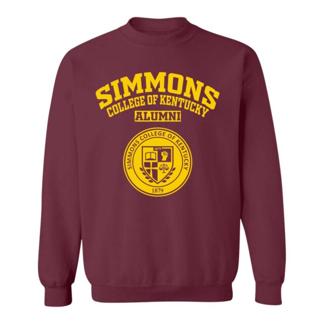 Simmons College of Kentucky seal KY LG Alumni Sweatshirt