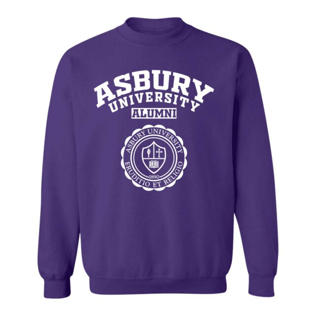 Asbury University seal KY LG Alumni Sweatshirt