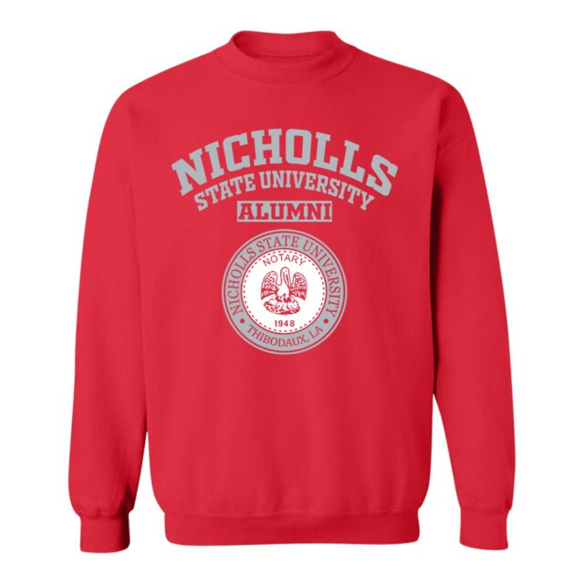 Nicholls State University seal LA LG Alumni Sweatshirt