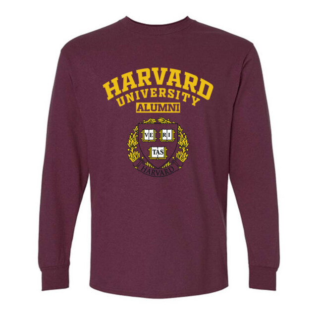 Harvard University seal MA LG Alumni Long Sleeve