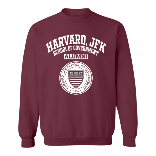 Harvard JFK School of Government MA Seal-LG Alumni Sweatshirt