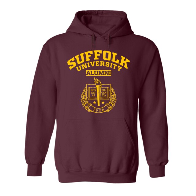 Suffolk University seal MA LG Alumni Hoodie