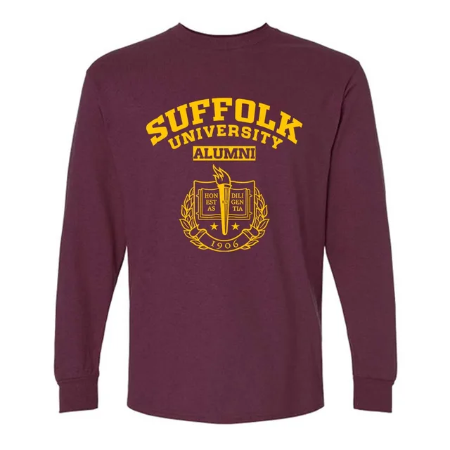 Suffolk University seal MA LG Alumni Long Sleeve