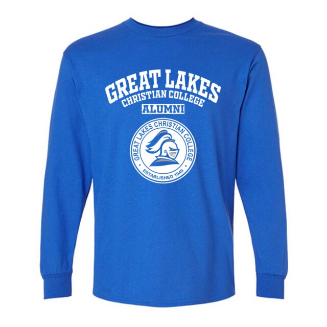 Great Lakes Christian College Crusaders MI LG Alumni Long Sleeve