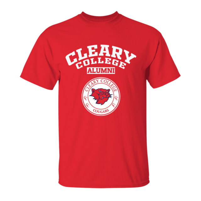 Cleary College Cougars MI LG Alumni T Shirt