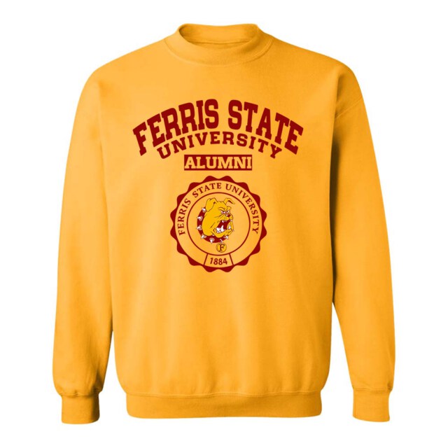 Ferris State University light MI LG Alumni Sweatshirt